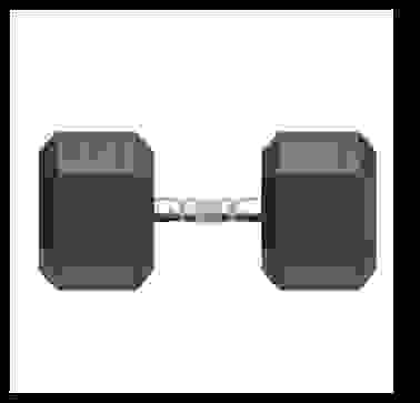 Гантель гексагональная UNIX Fit обрезиненная 45 кг / шт. - 6