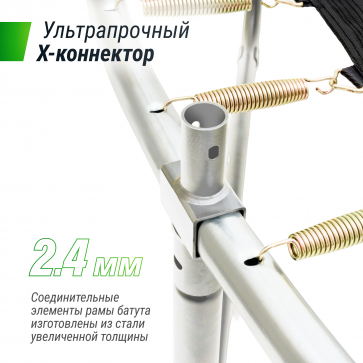 Батут UNIX Line SUPREME BASIC 14 ft (green) - 5